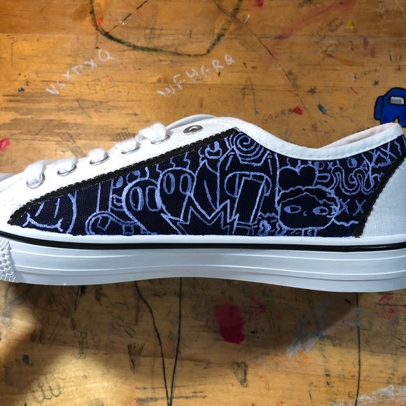 Custom Doodle Women’s Sneakers - Picture 3 of 6